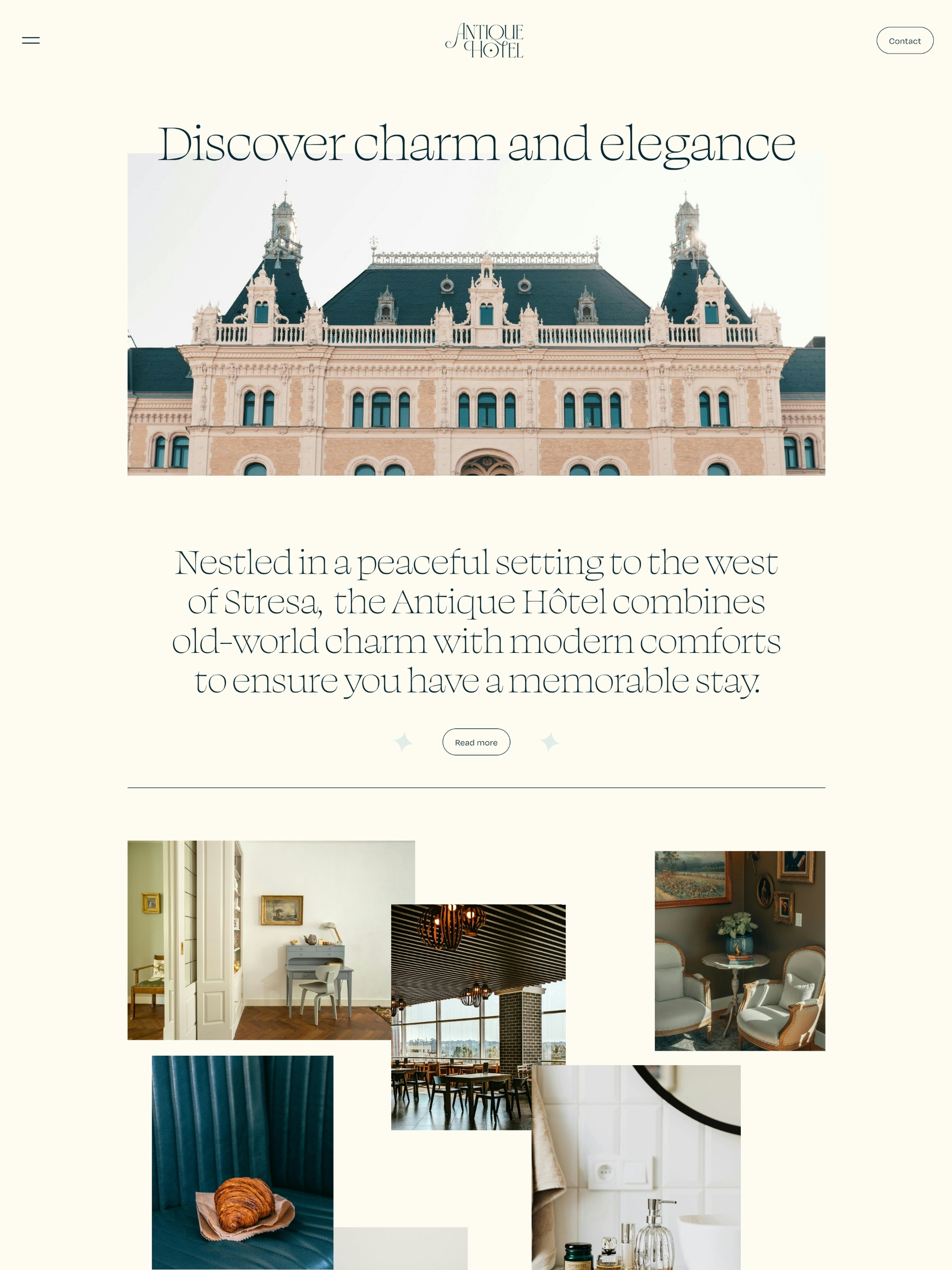 Antique Hotel - Home Screenshot