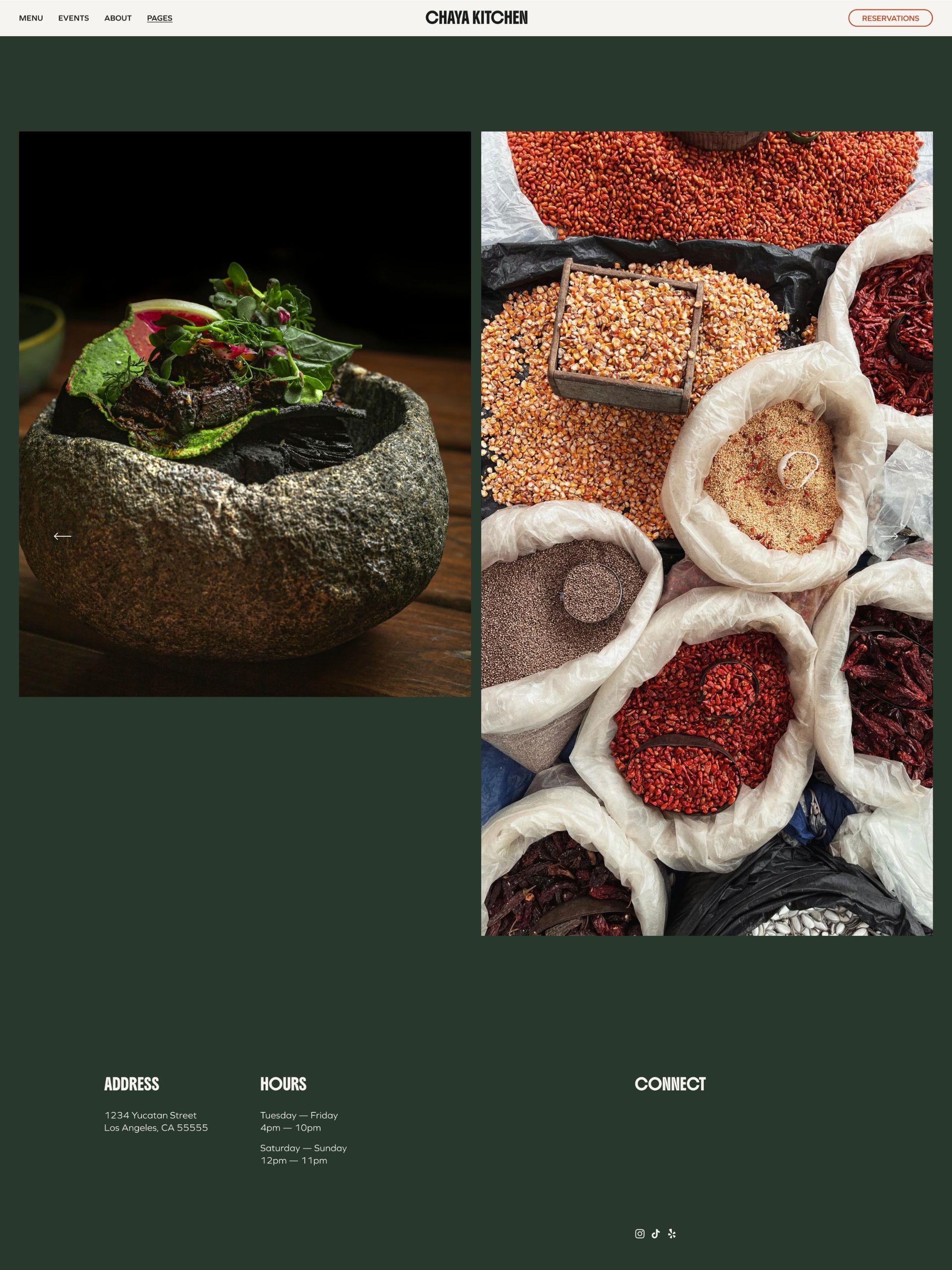 Chaya Kitchen - Gallery Screenshot