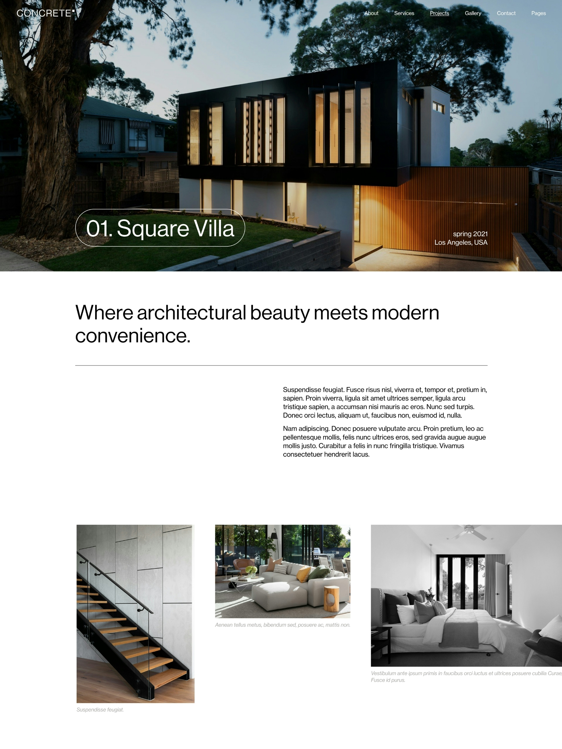 Concrete - Square Villa Screenshot