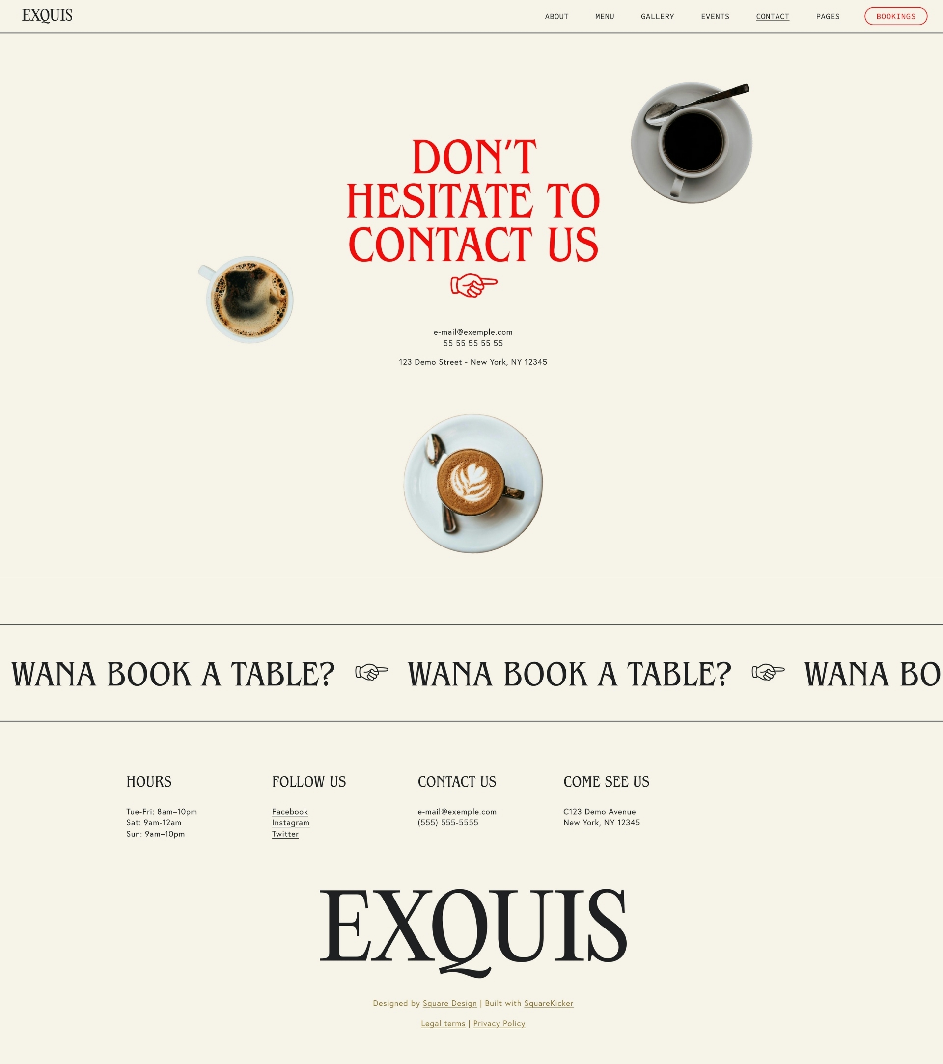 Exquis - Contact Screenshot