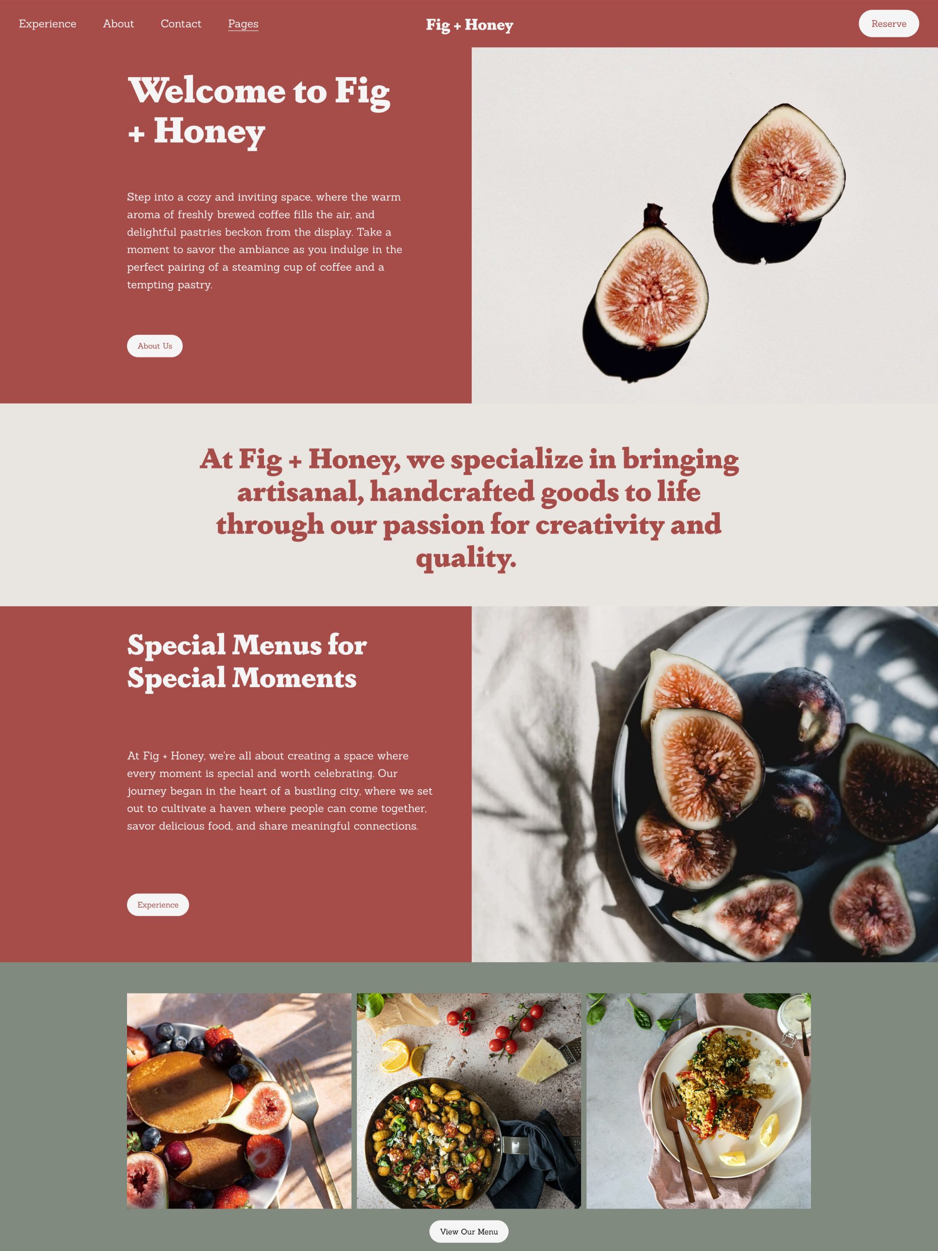 Fig Honey - Home Screenshot