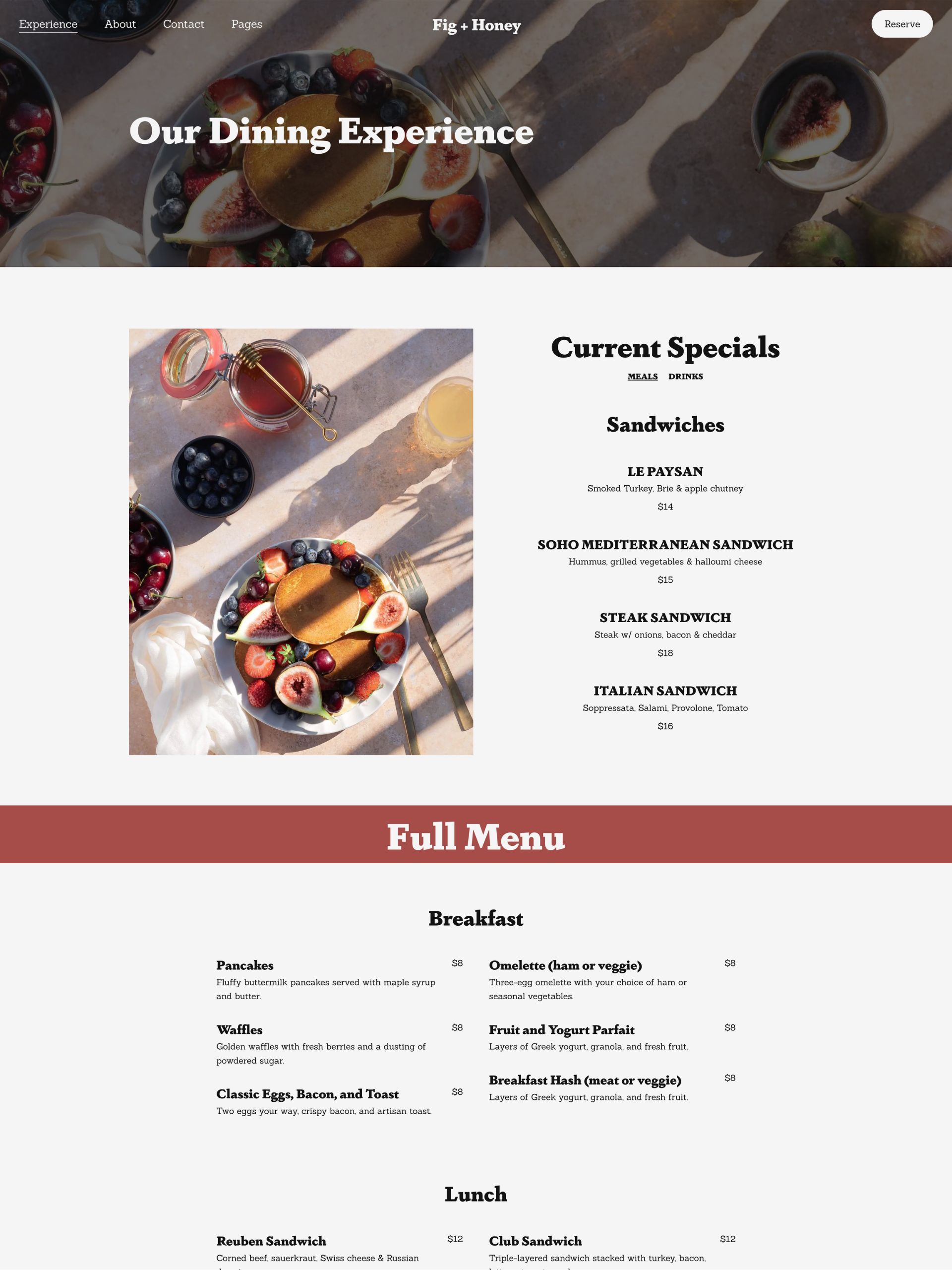 Fig Honey - Experience Screenshot