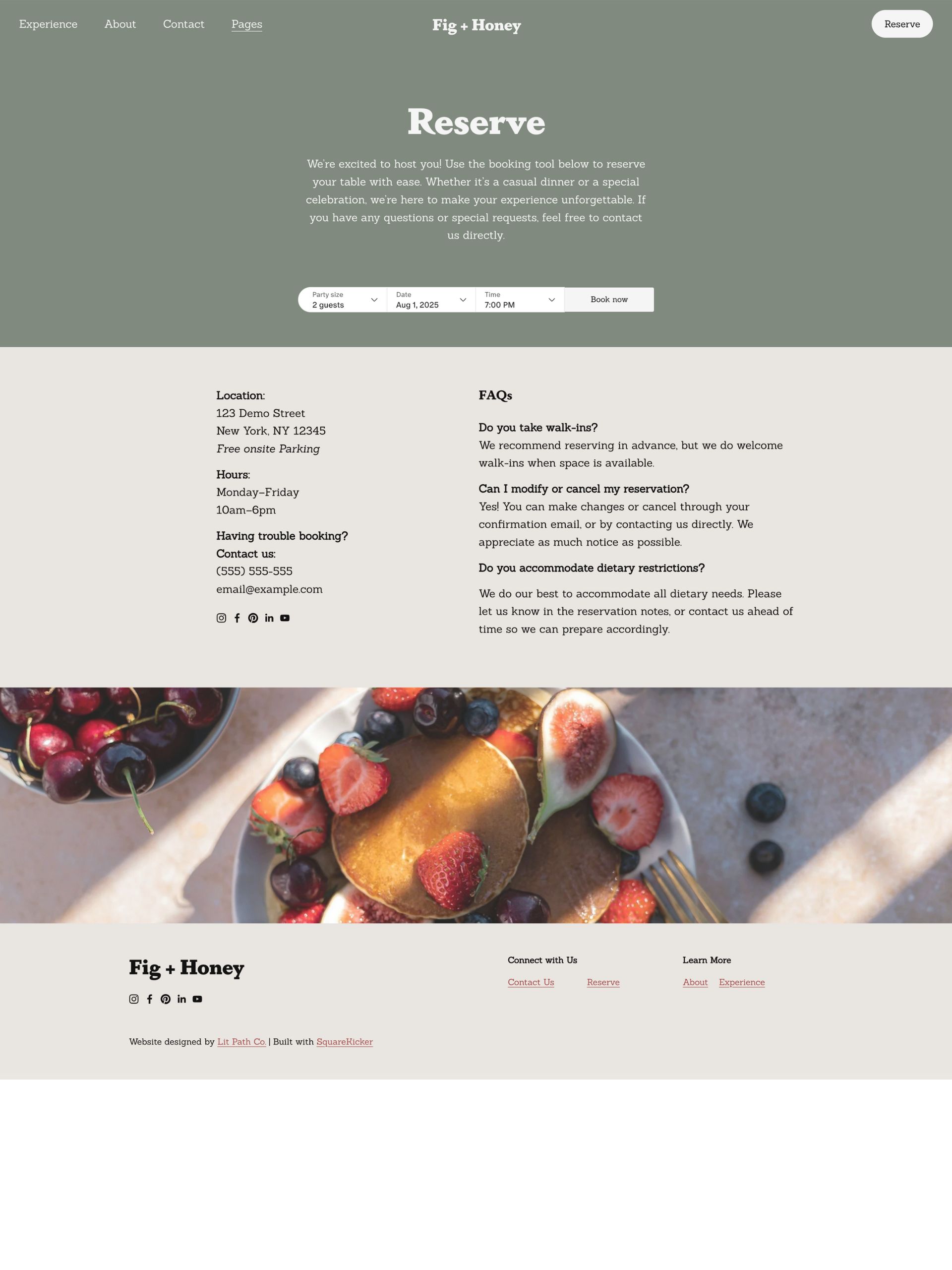 Fig Honey - Reserve Screenshot