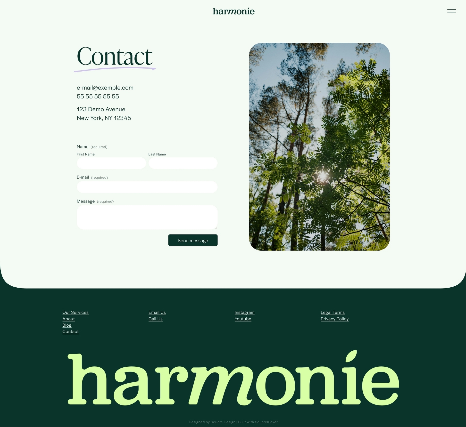 Harmonie - Contact Screenshot