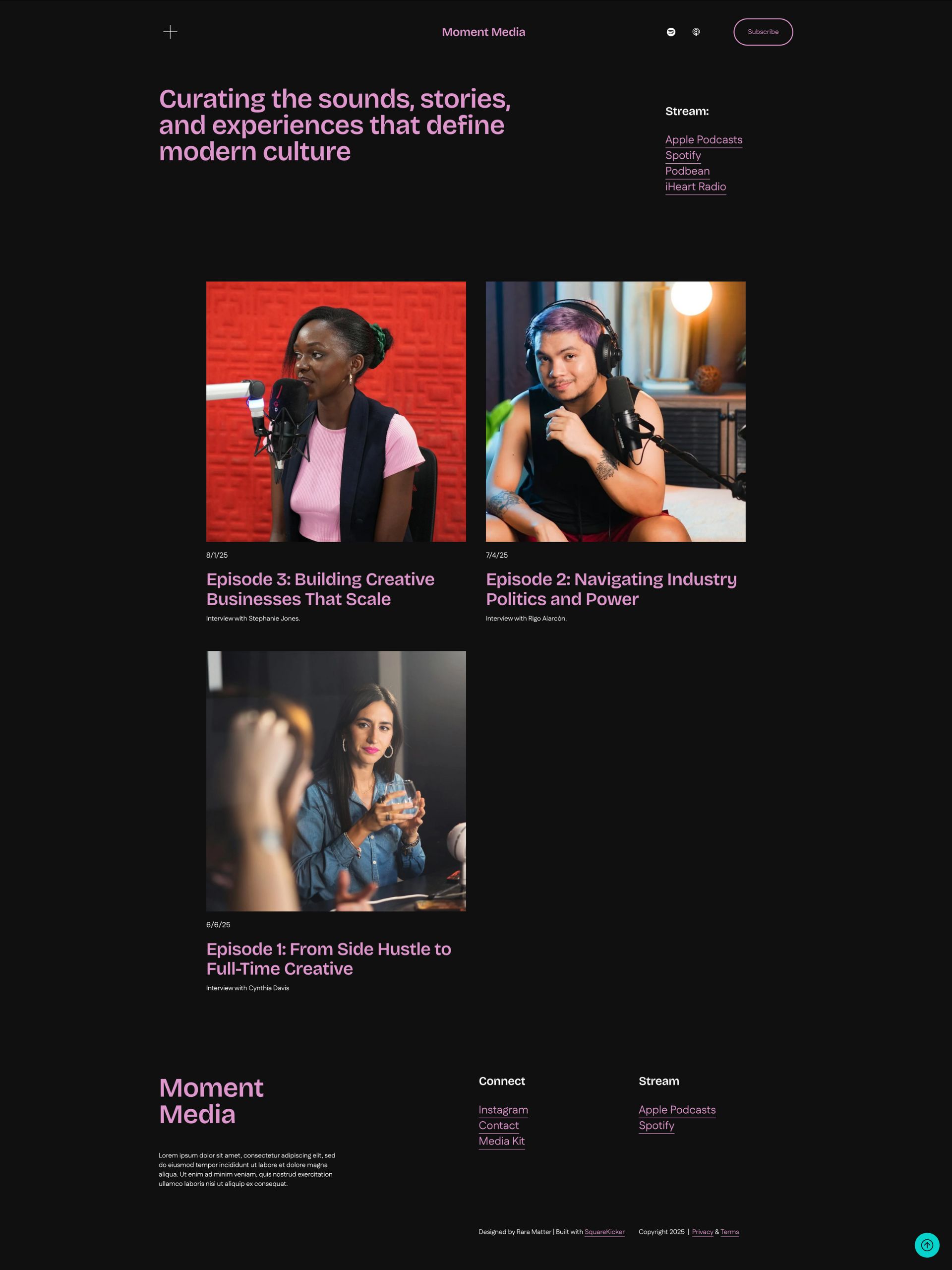 Moment Media - Releases Screenshot