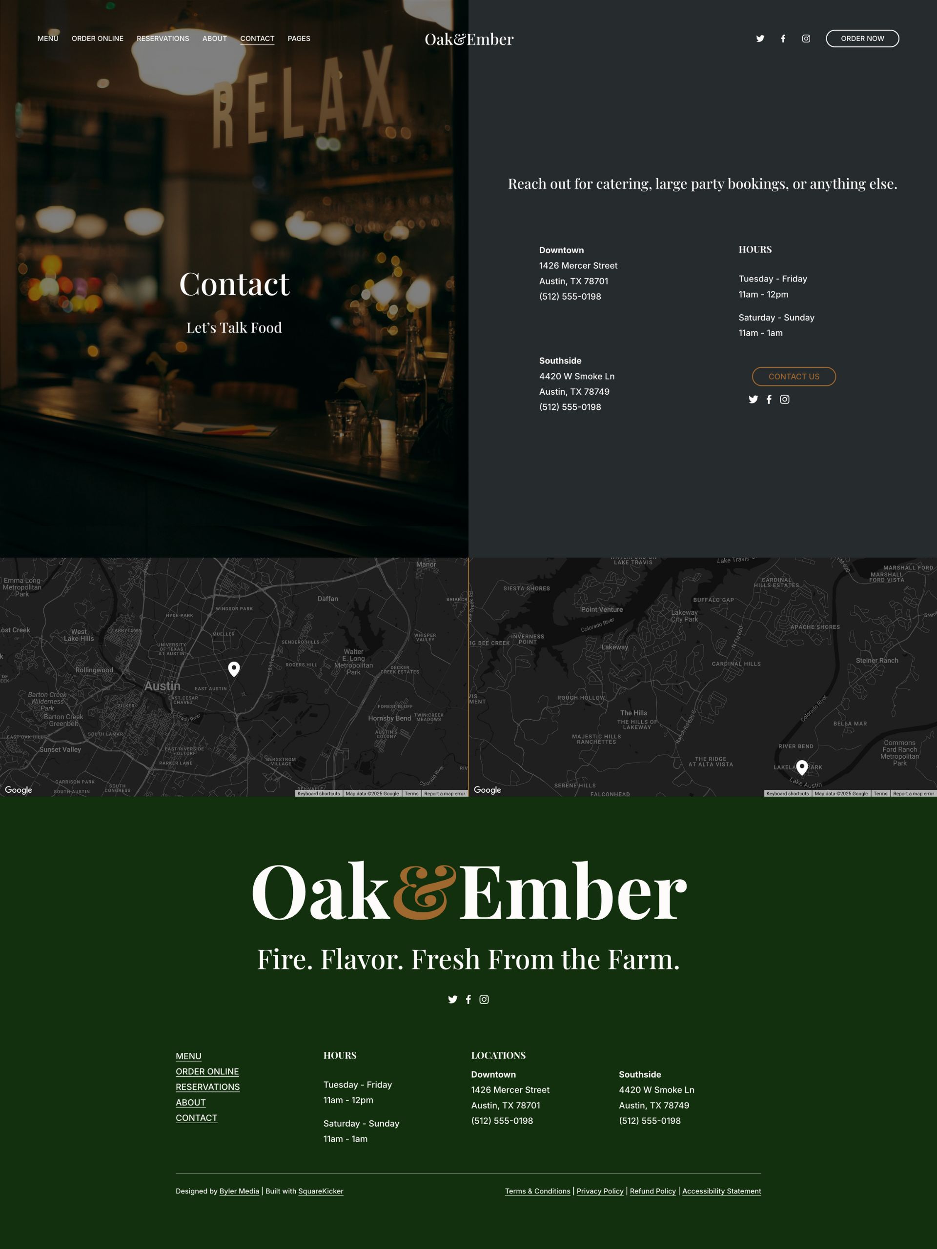 OakEmber - About Screenshot