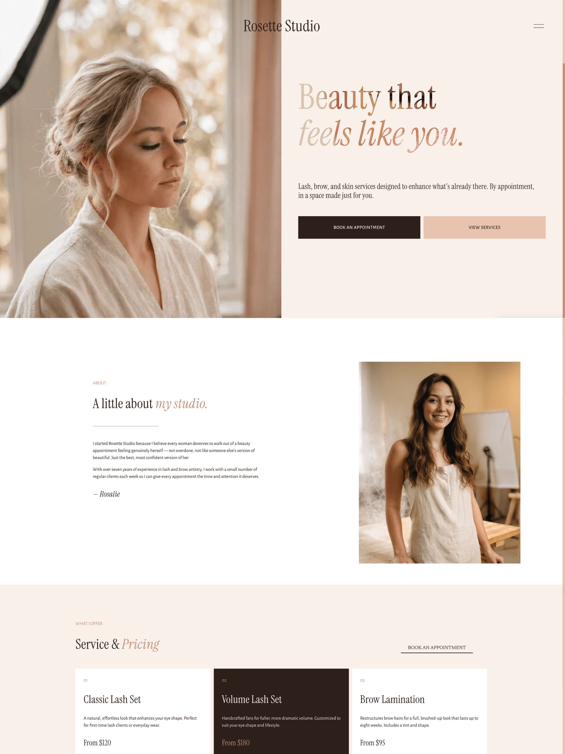 Rosette Studio - Home Screenshot