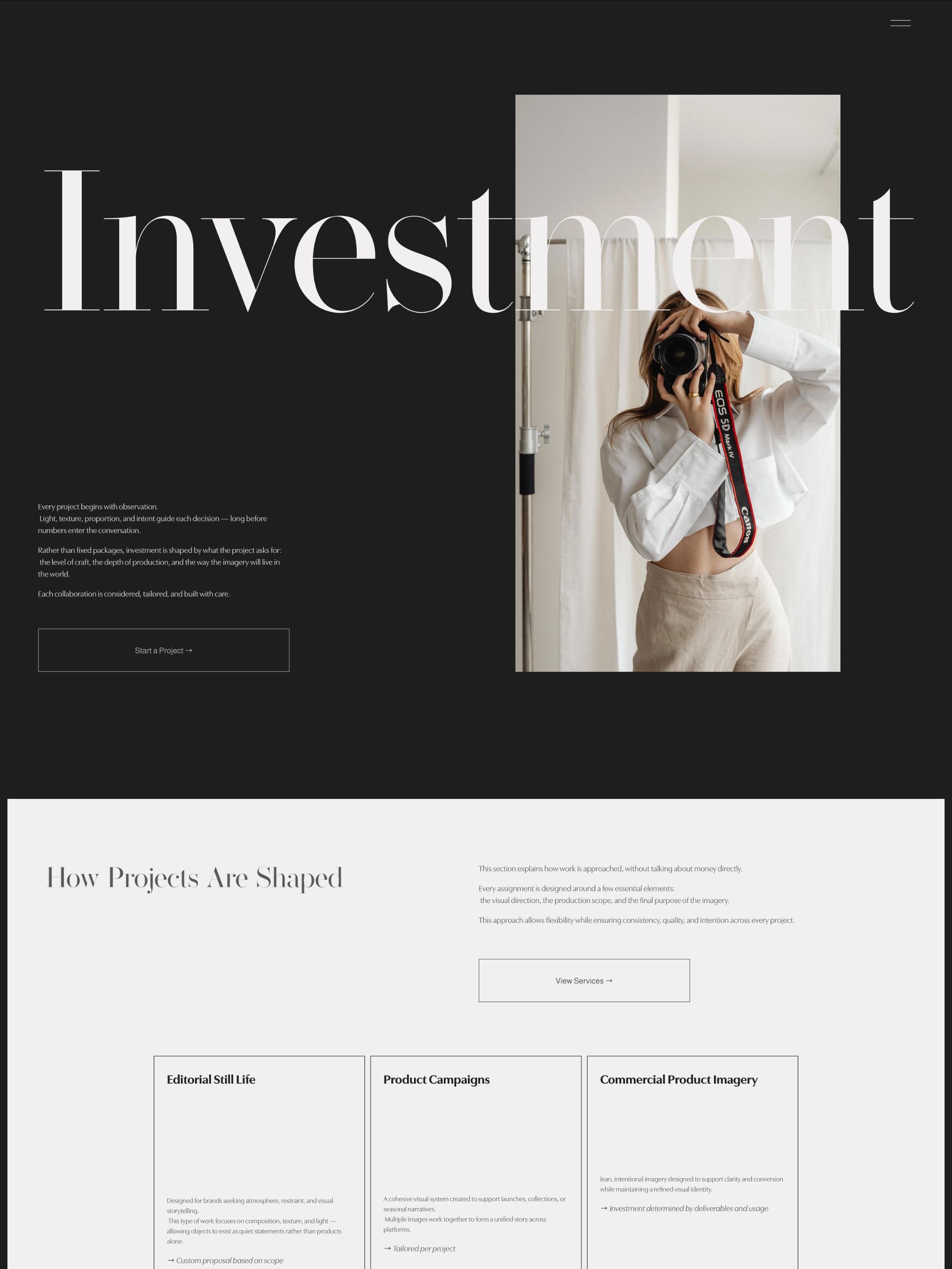 Scatto - Investment Screenshot