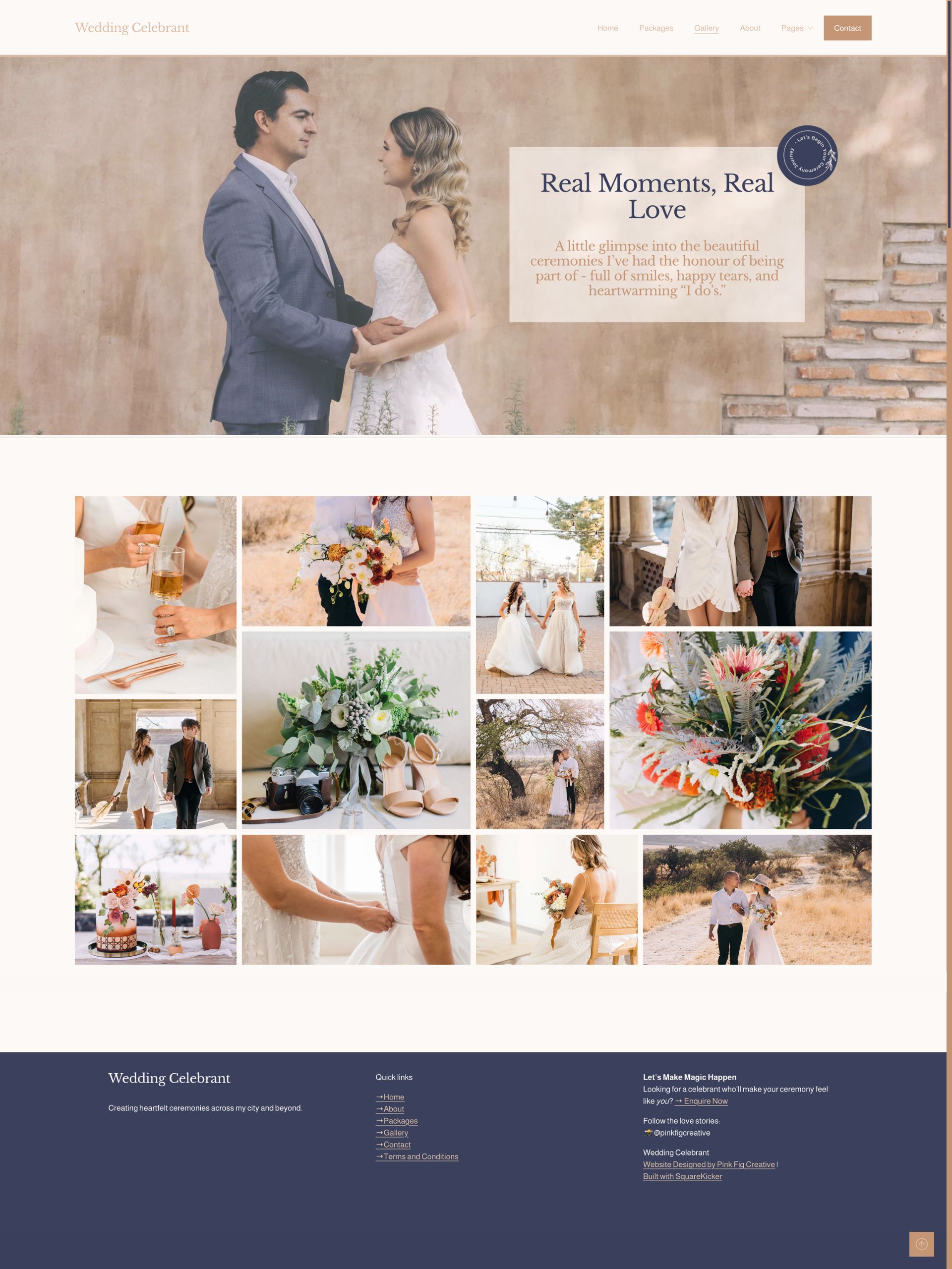 Wedding Celebrant - Gallery Screenshot