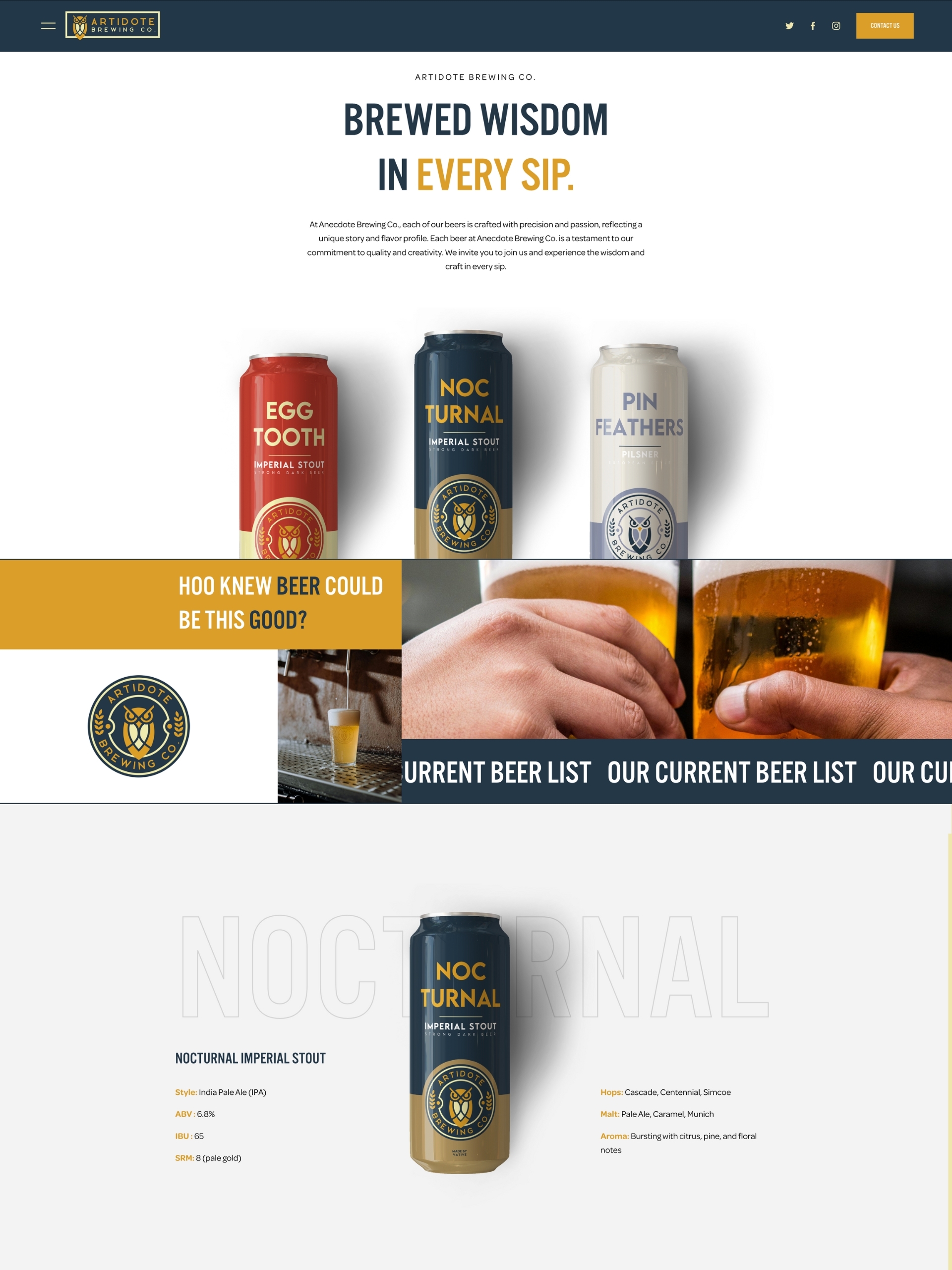 Artidote Brewing - Our Beer Zym7 Vv P5j9y Mm R Vuy A4e Ioo Iq C3fn I Screenshot