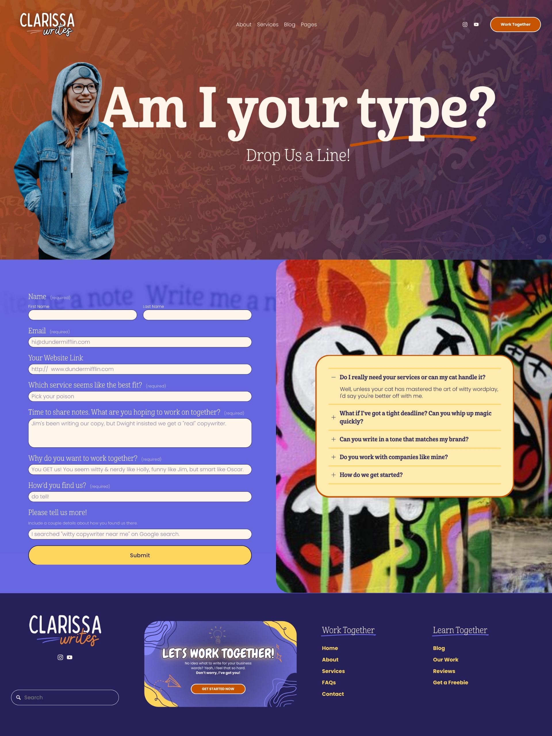 Clarissa Writes - Contact Rx3 Yfkz Vzckg Zta8n6pcc5 A Ztopaym Screenshot