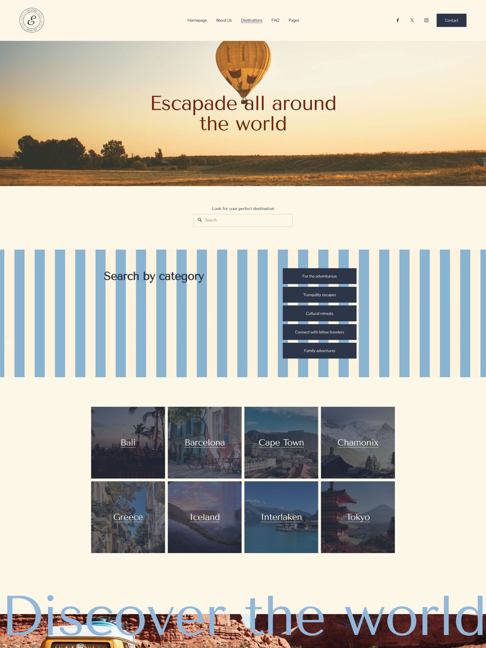 Escapade - Destinations Ac8 S Man Vi5v Amy15 En S6or Eo Jqb Eg U Screenshot