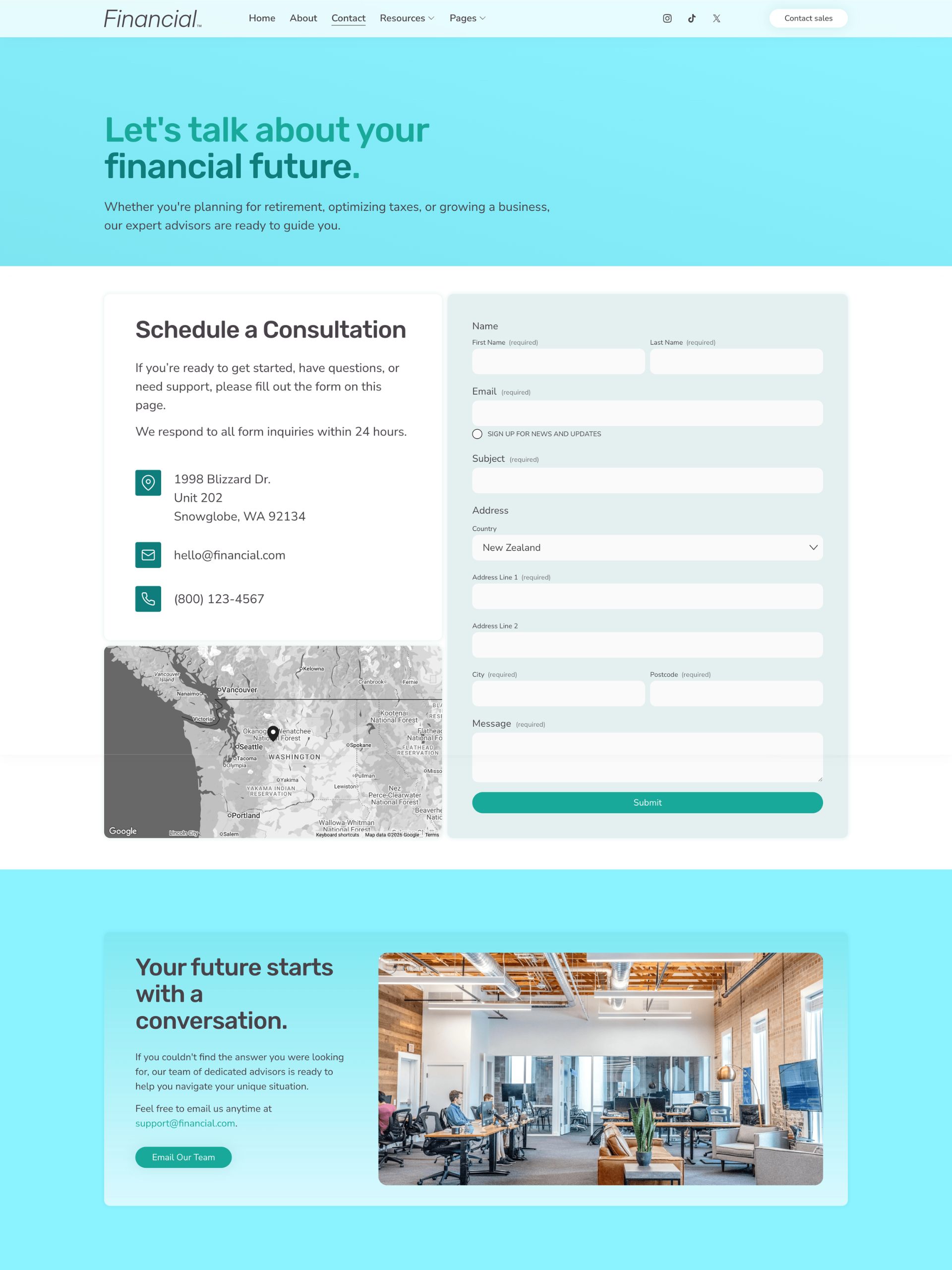 Financial - Contact Y1 Qsh0i N6k8 E Rlbt X3 Pl Fg F Dd Aup K2 Screenshot