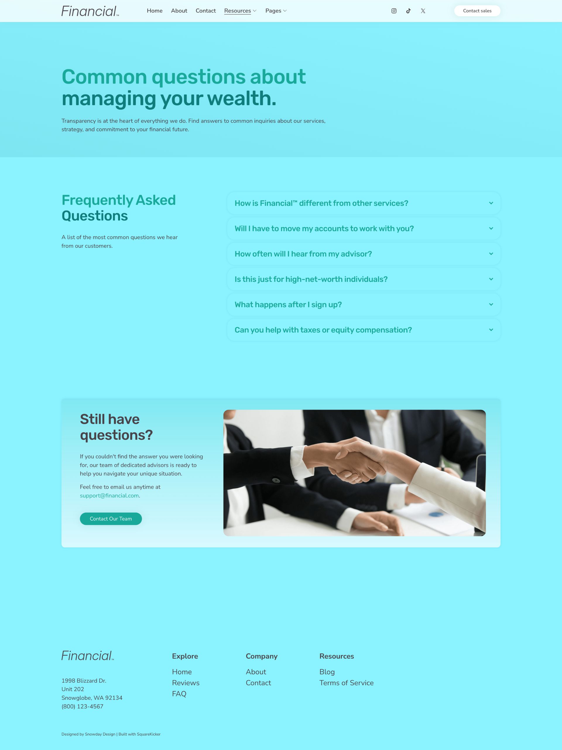 Financial - Faq Ha G Ax V Esktiz Tq Ca Guv Hndqm Atf0 Pb Screenshot
