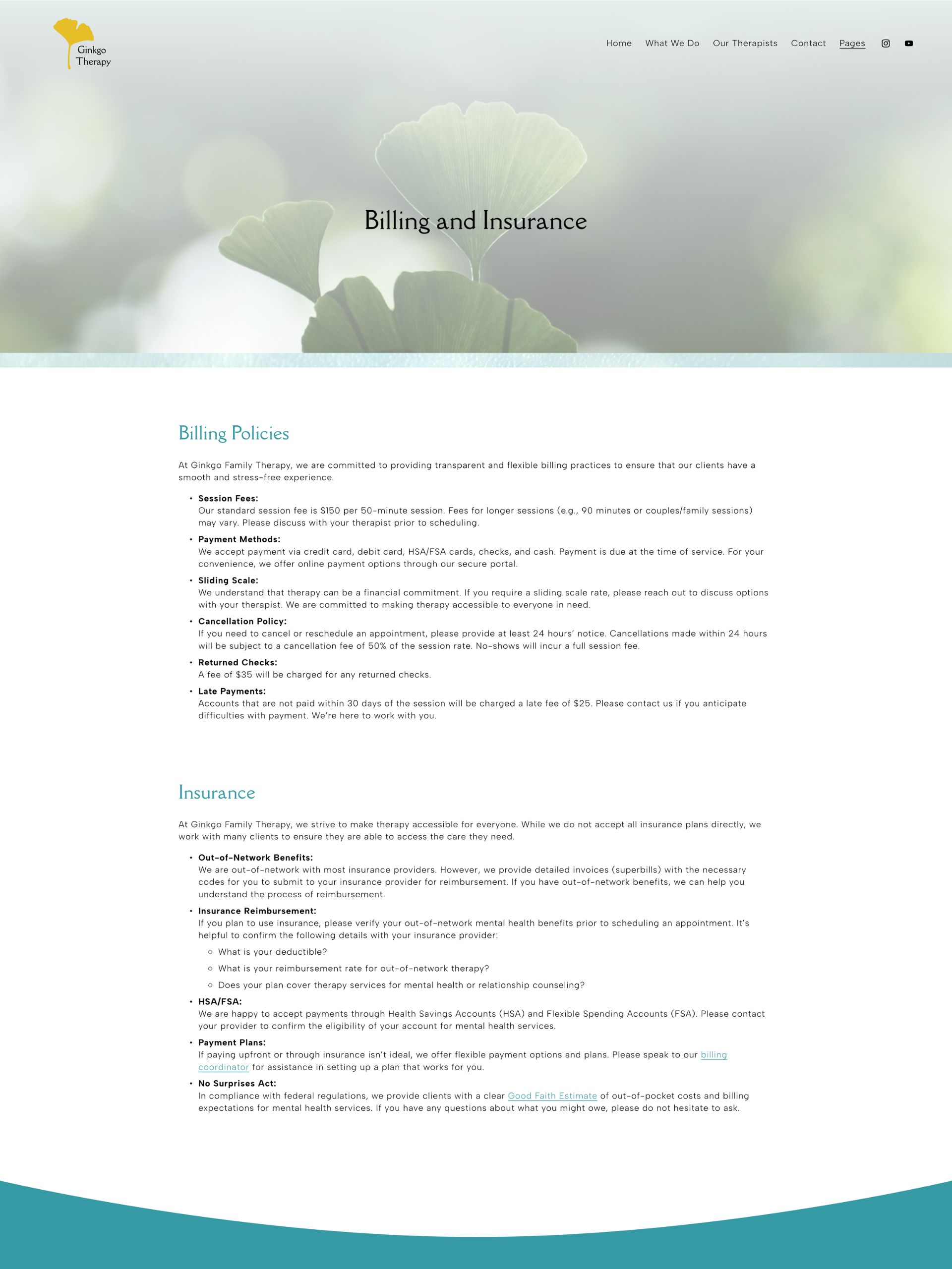 Ginkgo - Billing Rs Fi8s Qe Tj Rr36 Io37 Ns2 Ywt W3km Ww Screenshot