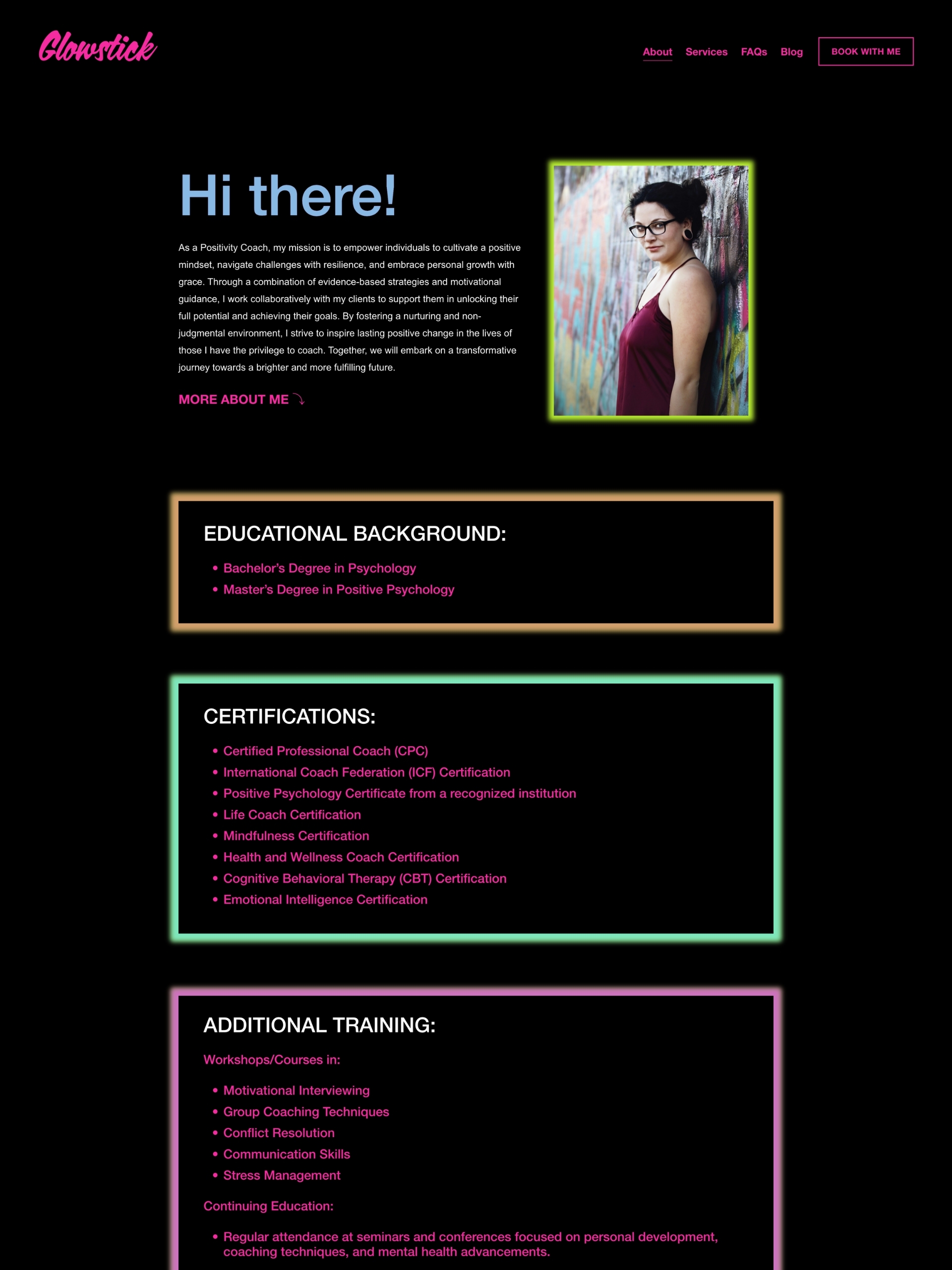 Glowstick - About K Rh Fco0 Q Qhashm8f Gm Lm J3i35rmh X1 Screenshot