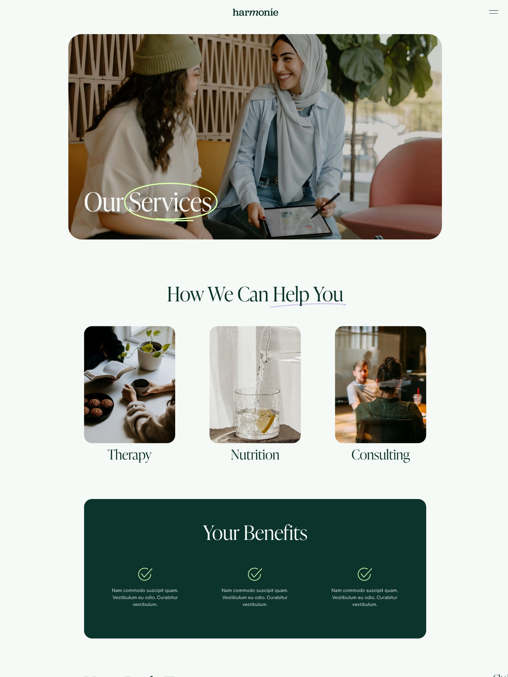 Harmonie - Our Services H5e10 Hv Dekj Vf Ni4o Aa8 Vh Fv8 Pp Ci B Screenshot