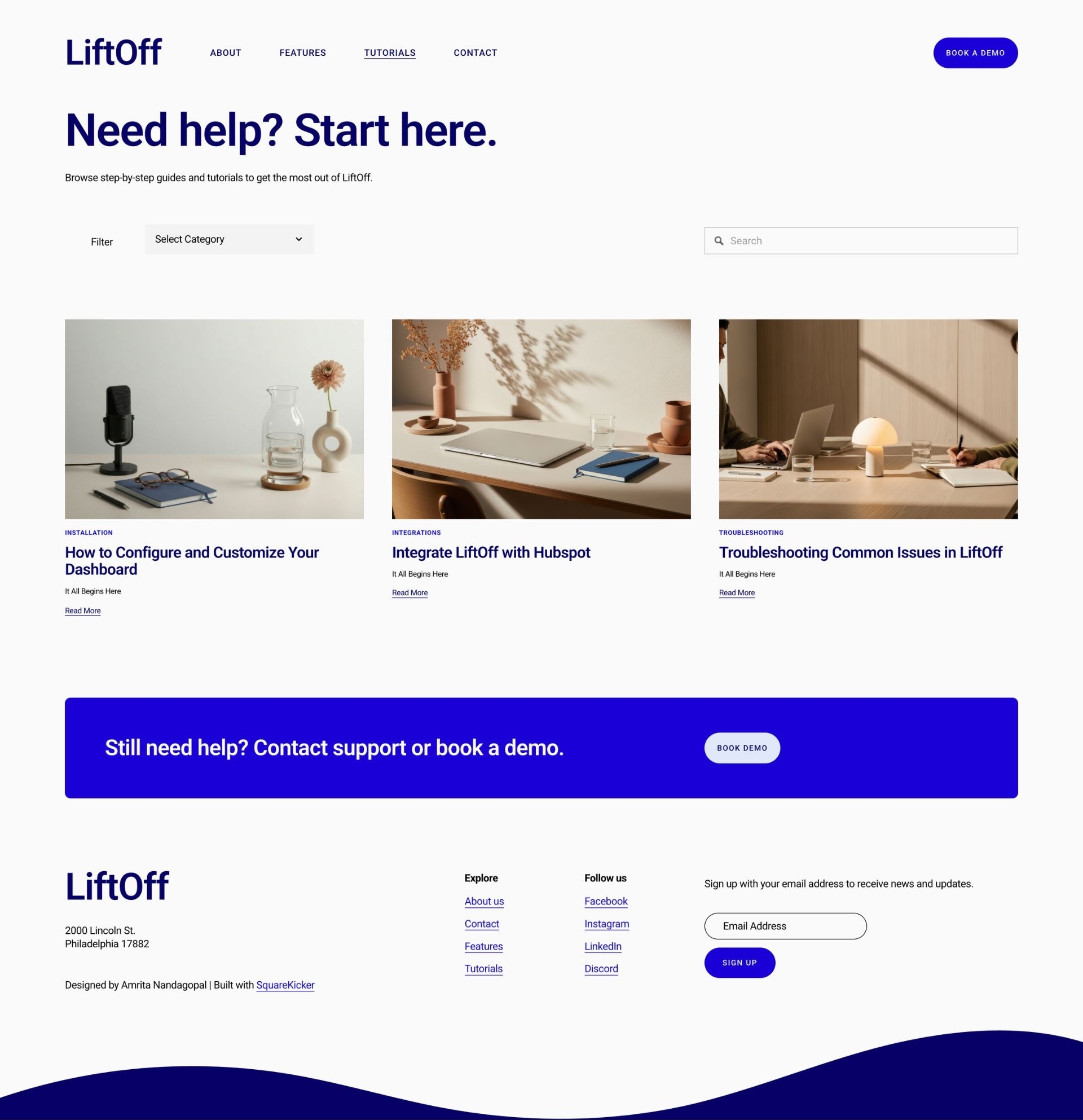 Lift Off - Tutorials Screenshot