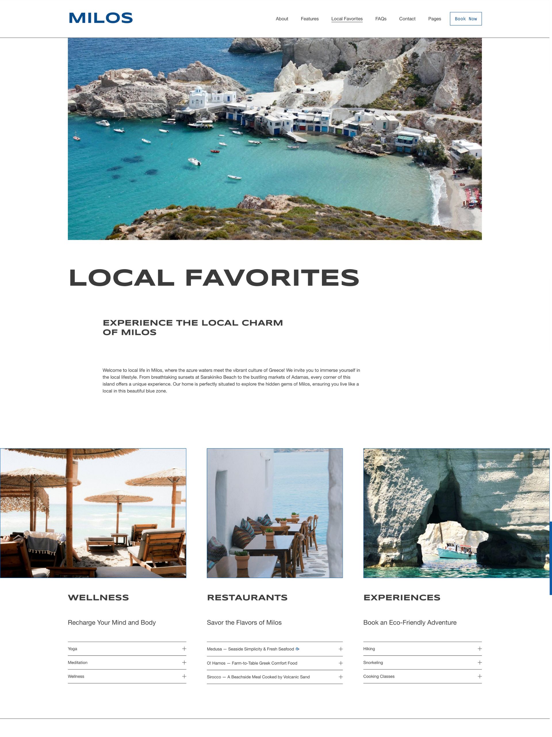 MILOS - Local Favorites N Mp7i Hlvwll Ci Re0ysqdd Akc N Wf B Bh Screenshot