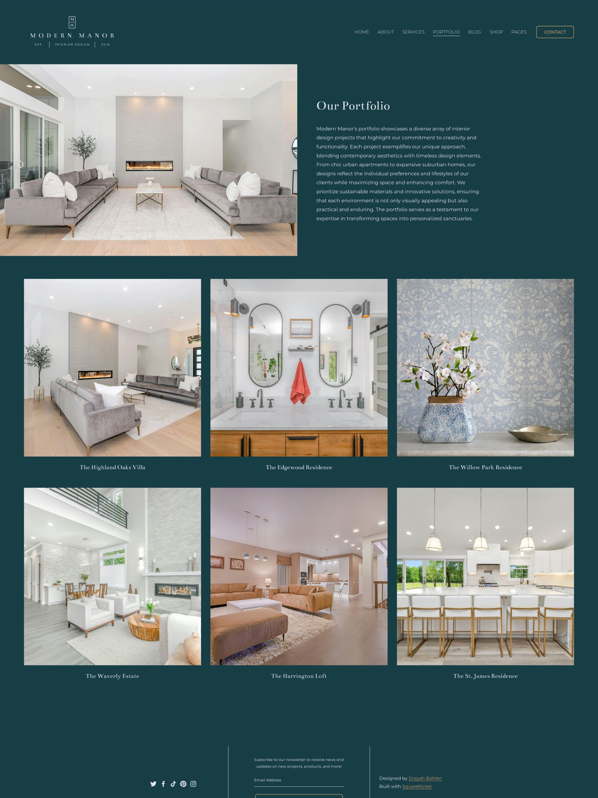 Modern Manor - Portfolio Kety Ndo98xpi Tvk Wycpox7bm A3b Qsu Screenshot