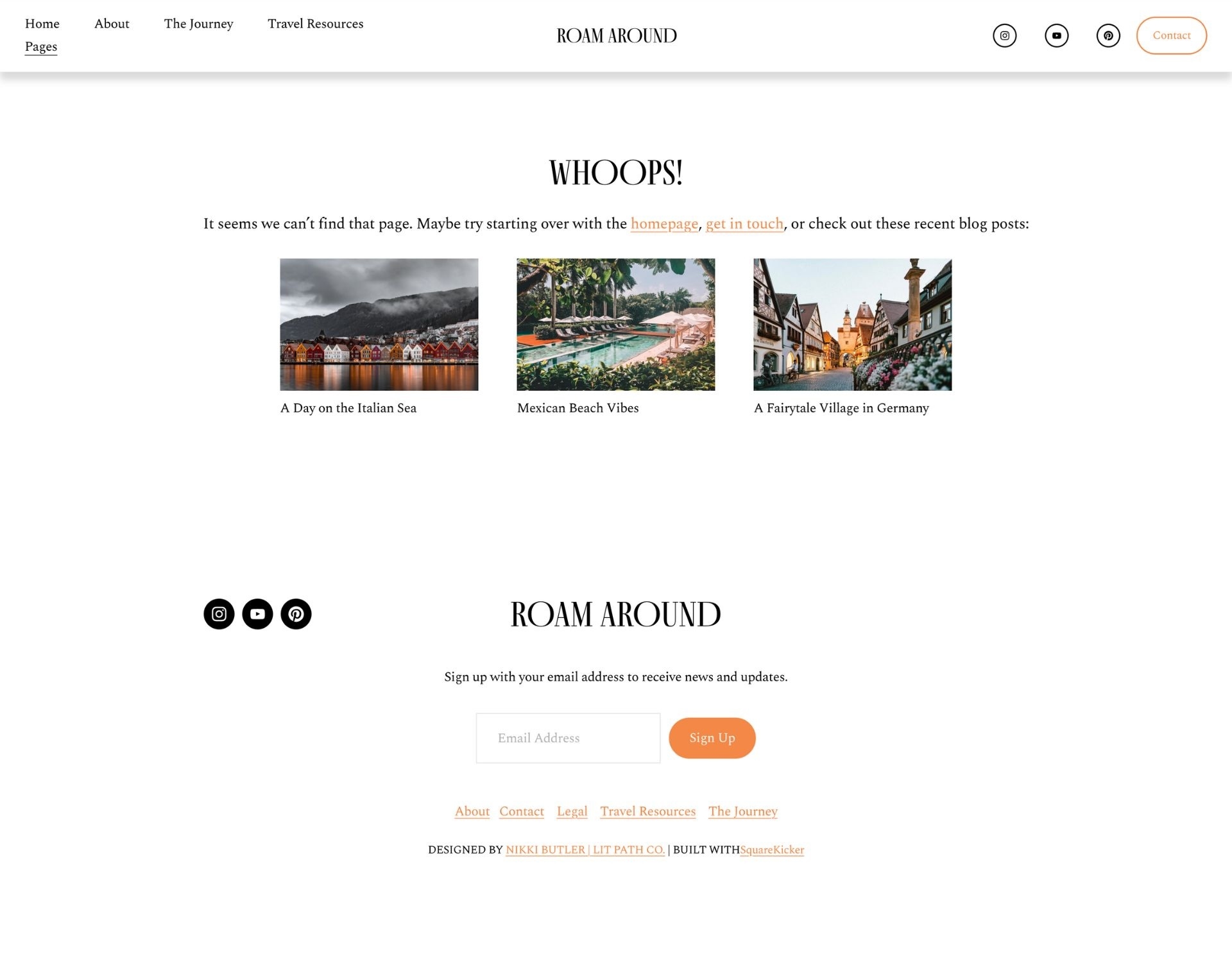 Roam Around - 404 R De Cnr Y Lpy30 Cz Hma9 M Iiigw W Vyq Lk Screenshot