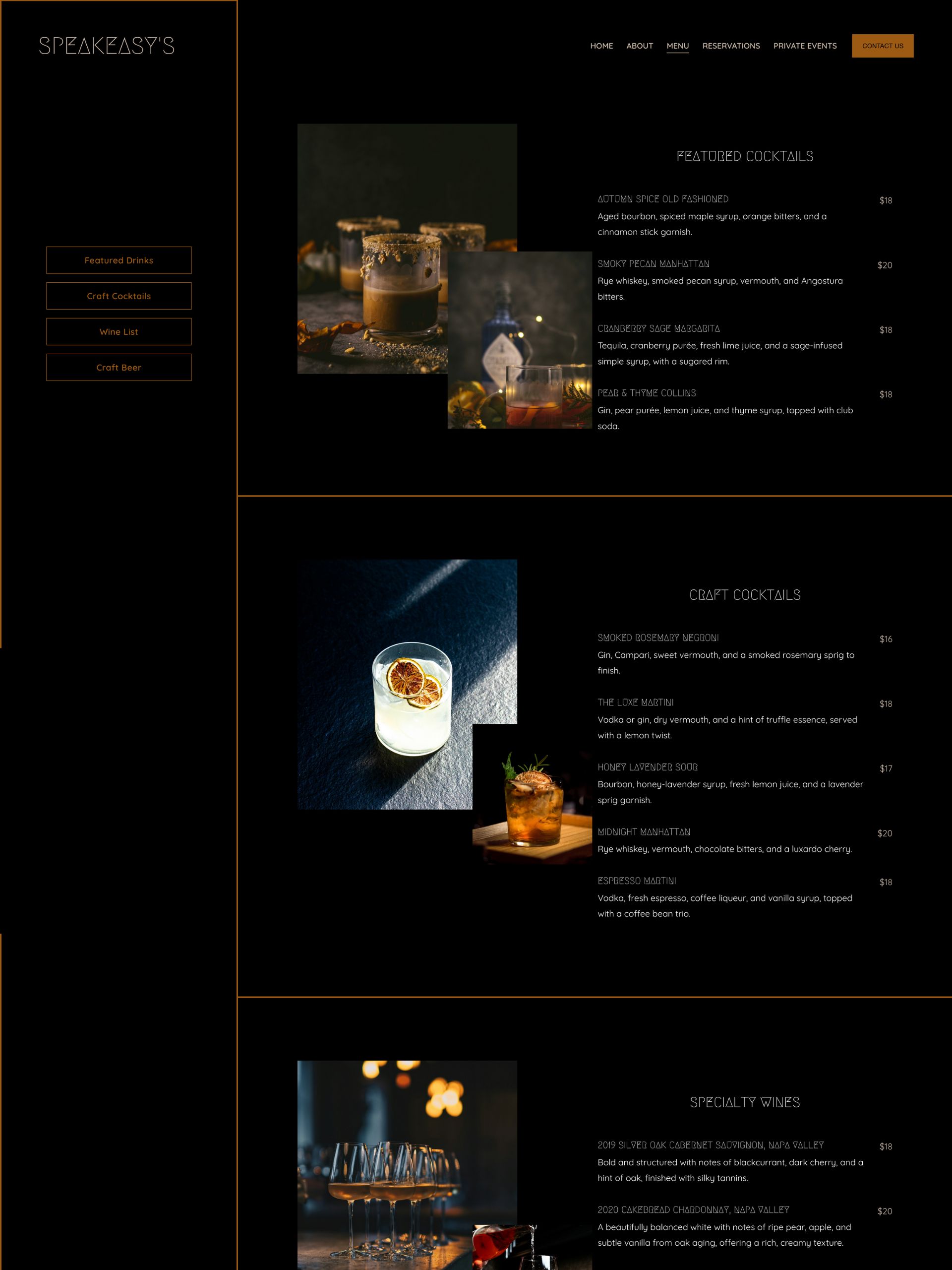 Speakeasy - Menu 7 Fl Vt C Lmqj0 O Co4 Aj Eti Ev2 Un Ubn3m Screenshot