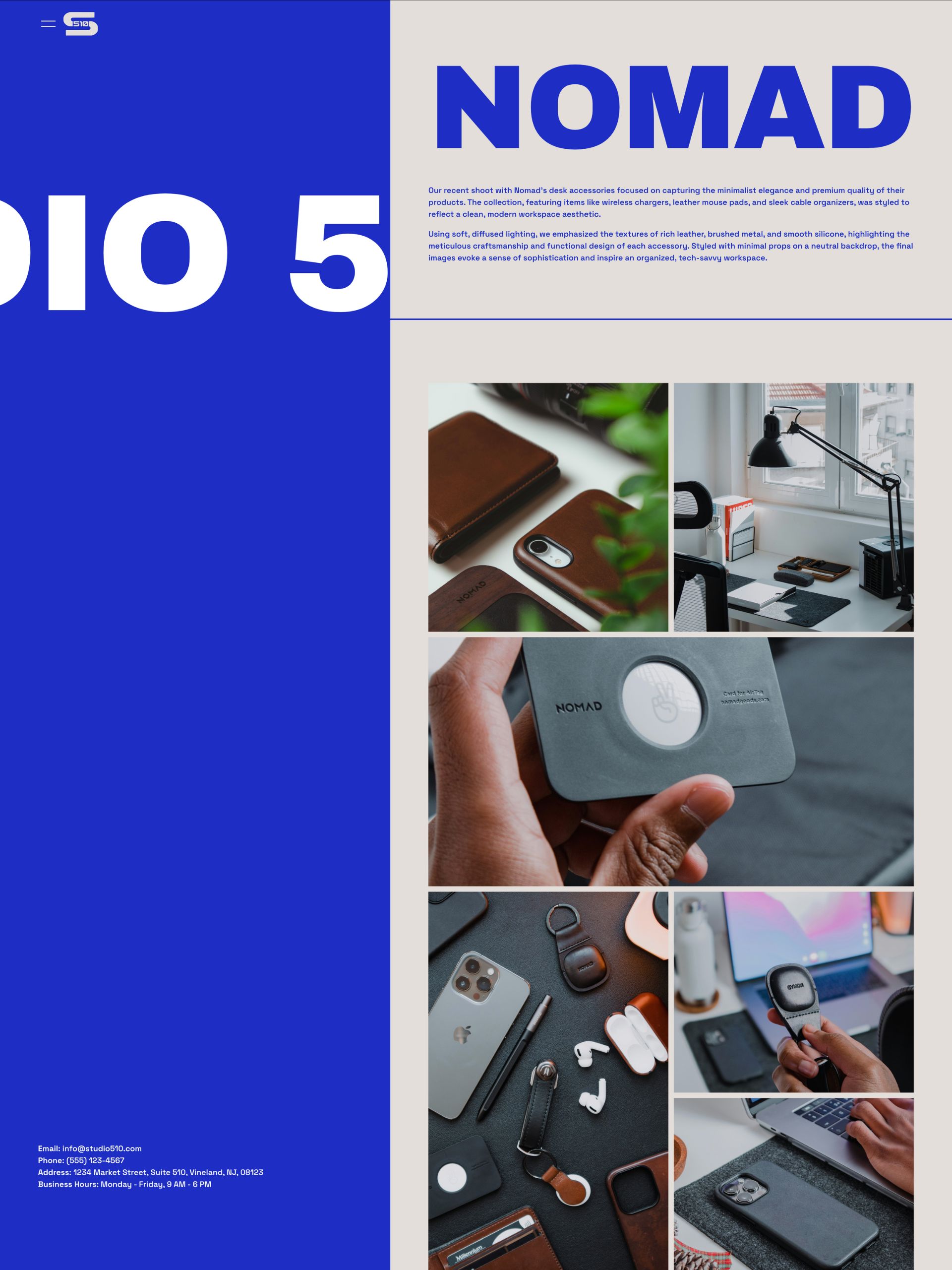 Studio 510 - Portfolio U Yoh Izo R Mw T9 B0d M Wi Dln2ku Te9 A15 Screenshot