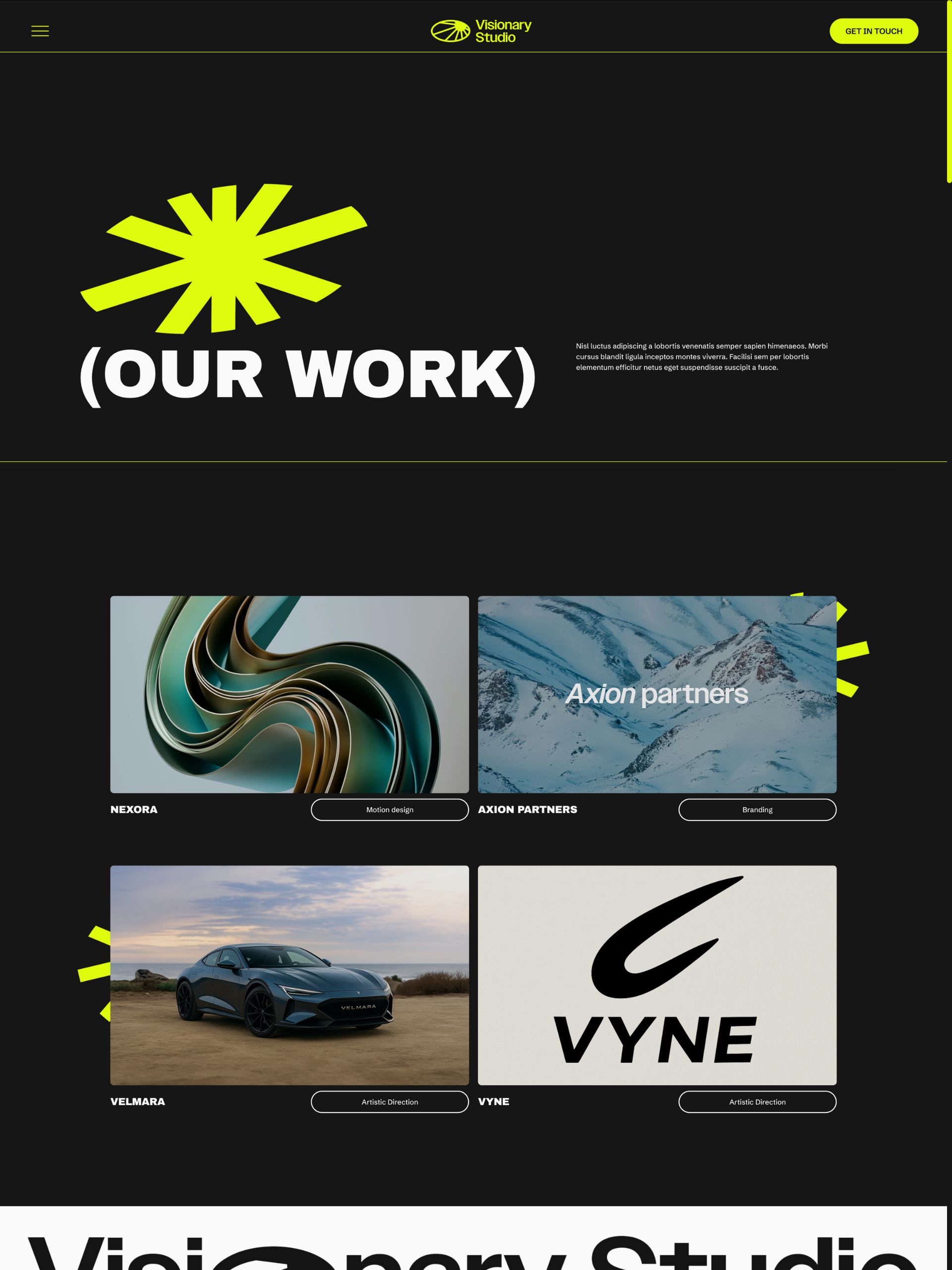 Visionary Studio - Projects C Vsr Lxb O Qfvj N Sdkc Hj4 Fea Ha6 Zd9 L Screenshot