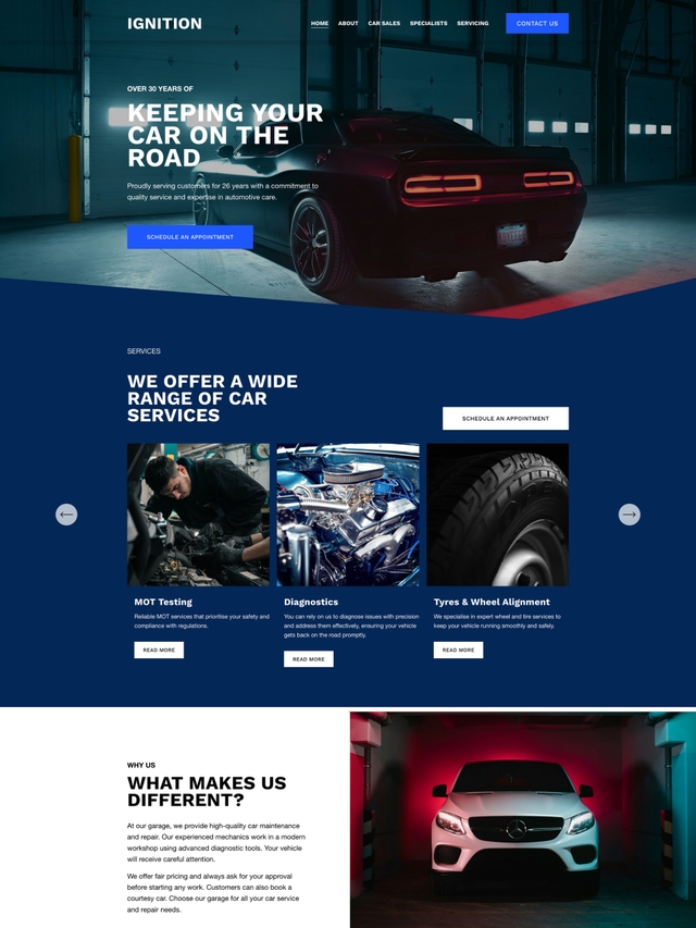 Ignition - Premium Template for Squarespace