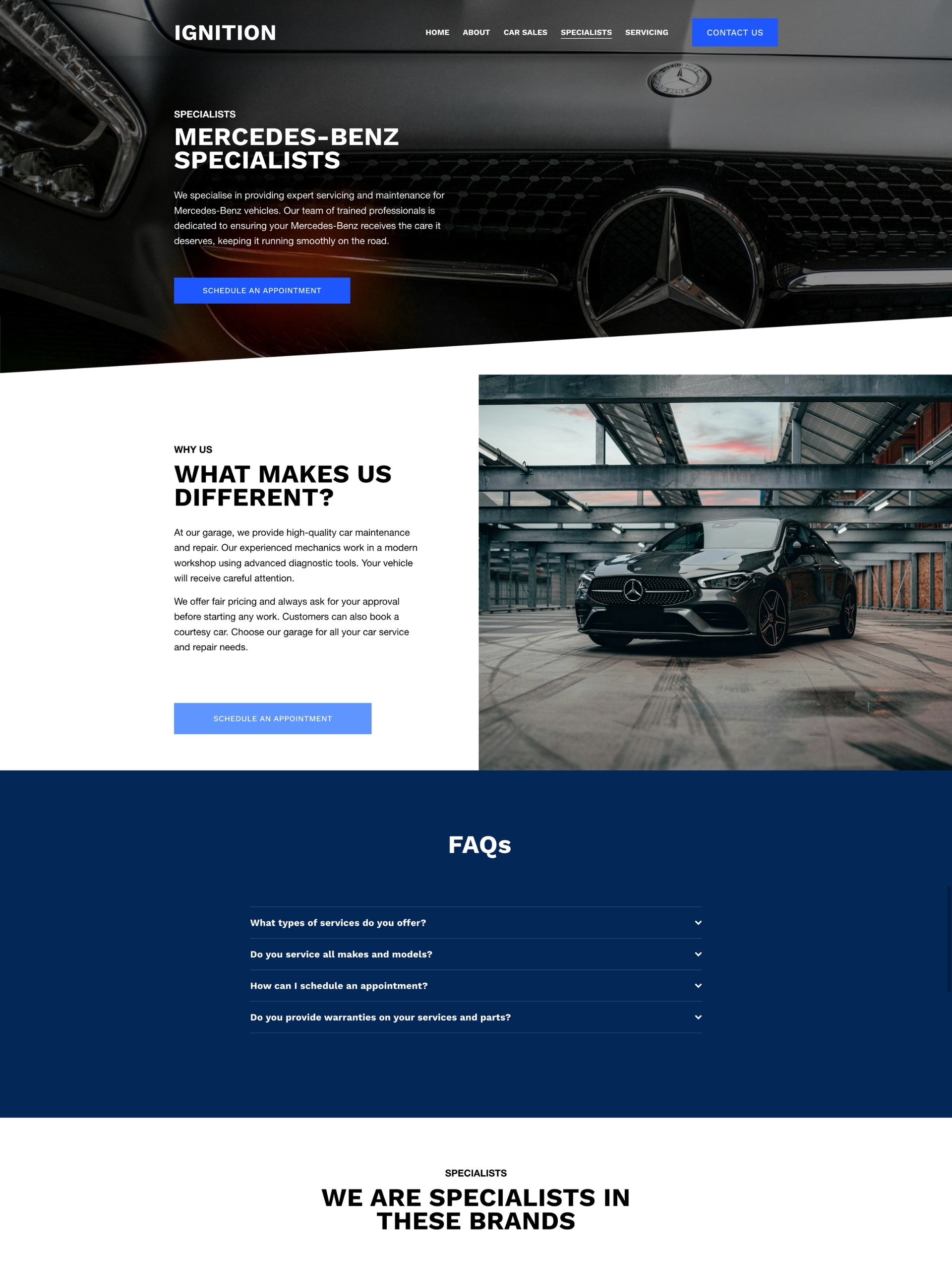 Ignition - Premium Template for Squarespace